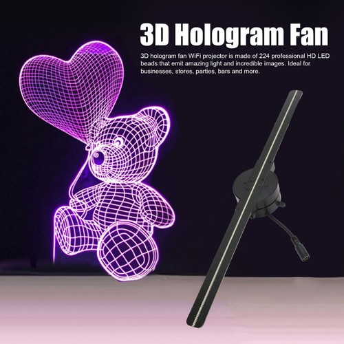 Hologram led fan projector - led,