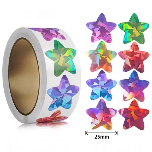Holographic star stickers for - holographic,
