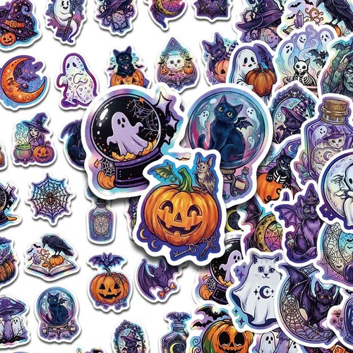 50pcs halloween holographic - 50pcs,
