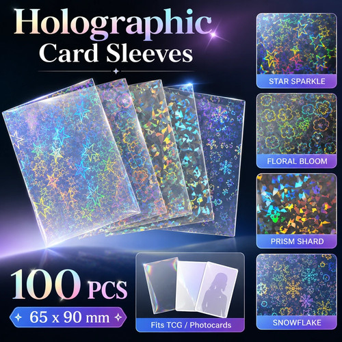 100pcs holographic card - 100pcs,