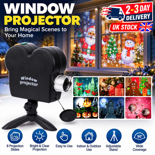 Halloween window projector - halloween,
