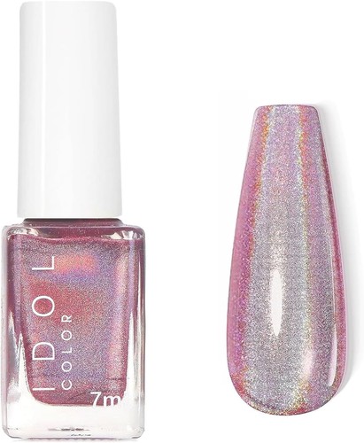 Glitter pink chrome effect - chrome,