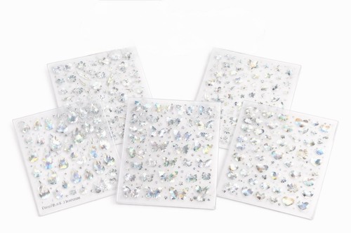 Set transparent nail - of,
