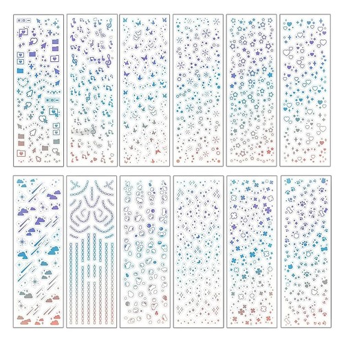 Sheets holographic deco - 24,