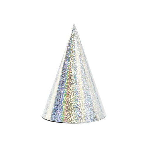 Holographic silver paper party - holographic,
