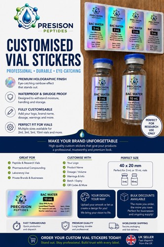 Customised vial stickers - vial,