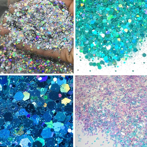 Chunky glitter mix - glitter, holographic