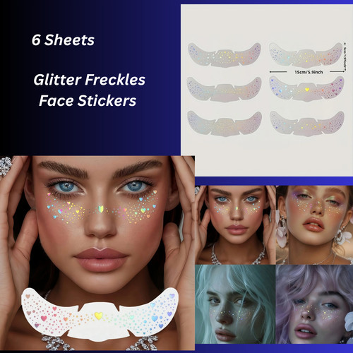 Sheets glitter freckles - sheets,