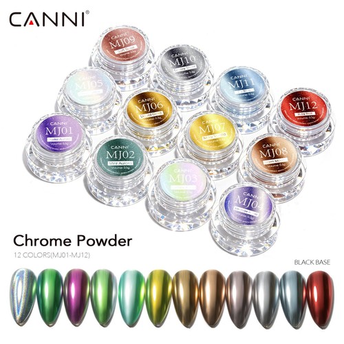 Canni chrome nail powder - chrome,