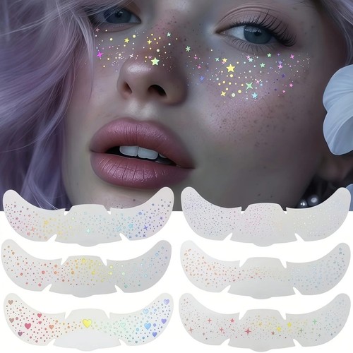 Sheets glitter freckles face - glitter,