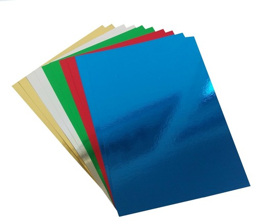Mirrored holographic card - &,