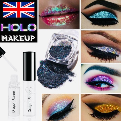 Holographic glitter eyeshadow - holographic,