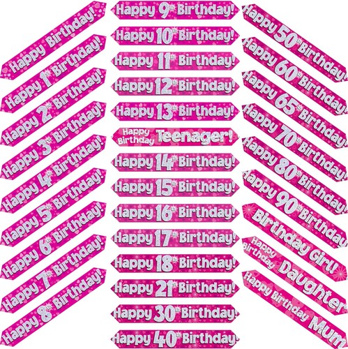 9ft pink silver holographic - 9ft,